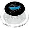 Origami fold folding technique art cool Origami Boat come forma fresca PopSockets PopGrip per MagSafe