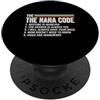 Nana Code Hugs Family Funny Grandparent Le regole divertenti del codice Nana per nipoti e Nana Love PopSockets PopGrip Adesivo