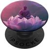 Buddha Designs by Kajiro Buddha astratto fiore di loto - buddismo spirituale buddista PopSockets PopGrip Adesivo