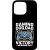 Dog Father Gamer Pup Lover Custodia per iPhone 15 Pro Max Gioco Cane Papà Vittoria Schermo E Scodinzolante Code