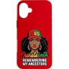 Cute Juneteenth Designs for Men Women Ki Custodia per iPhone 16 Plus Juneteenth Ricordando i miei antenati Donne nere Juneteenth