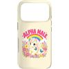Rainbow Ego Co Custodia per iPhone 17 Pro Carino Divertente Unicorno Arcobaleno Alpha Meme Parodia Mas