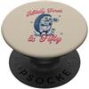 Turning 50 Funny Sarcastic Animal Humor Turning 50 Hedgehog Daisy Divertente sarcastico 50° compleanno bavaglio PopSockets PopGrip Adesivo