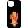 Rooster earth branch zodiac animal China Custodia per iPhone 15 Plus Gallo, elemento, animale, segno, mento, oroscopo