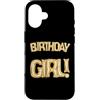 Birthday Party Wear and Gifts Custodia per iPhone 16 Grafica di compleanno ragazza in palloncini