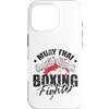 Muay Thai fight fight kick Thai boxing m Custodia per iPhone 16 Pro Muay Thai Boxing Fighter Guerriero del Ring