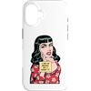 Grandio Design Funny Pop Art Gifts Custodia per iPhone 16 I May Be Wrong But I Doubt It Sarcastico Vintage Pop Art Girl