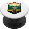 DJFoerster caccia caccia arco foreste cervi PopSockets PopGrip Adesivo