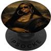 Mese della storia nera, Juneteenth Monna Lisa nera, mese della storia nera PopSockets PopGrip Adesivo