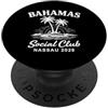 Nassau Vacation Apparel Bahamas Social Club Nassau 2028 Vacanze PopSockets PopGrip Adesivo