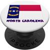 North Carolina Cities & Towns Souvenir bandiera USA Carolina del Nord PopSockets PopGrip Adesivo