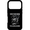 Alpha Wolf Moon Sigma Greek Alpha Wolf S Custodia per iPhone 17 Pro Nascondi la tua mamma The Alpha is Here Wolf Maschio Werwolf Meme
