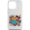 Funny Nineties 90s Costume Party Back to Custodia per iPhone 13 Pro Cube per pattini a rotelle Boombox, stile retrò, stile vintage, anni '90