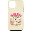 Rainbow Ego Co Custodia per iPhone 12 mini Carino Divertente Unicorno Arcobaleno Alpha Meme Parodia Mas