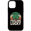 Lucky Clover Outfitters Custodia per iPhone 12 mini Feeling Lucky Retro Casino Humor St Patricks Day Vibes