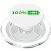 100% Battery - 100% Battery Low Energy P 100% batteria - 100% batteria I divertente alta percentuale di energia PopSockets PopGrip per MagSafe