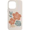Hibiscus Watercolor Flower Aesthetic Custodia per iPhone 14 Pro Max Ibisco Fiori Tropicali Botanico Monstera Floreale