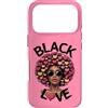 Storia nera Life Tee Co Custodia per iPhone 17 Pro Capelli afro neri della regina dell'amore