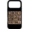 UK Football Fun Custodia per iPhone 17 Pro Max Previsioni divertenti del fine settimana del gioco di calcio 100% di probabilità di calcio