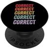 Correct Apparel Corretto PopSockets PopGrip Adesivo