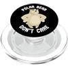 FUNNY POLAR BEAR PRODUCTS Orso polare Don't Care Funny Citazione Slogan Frase Scherzo PopSockets PopGrip per MagSafe