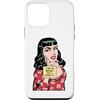 Grandio Design Funny Pop Art Gifts Custodia per iPhone 12 mini I May Be Wrong But I Doubt It Sarcastico Vintage Pop Art Girl
