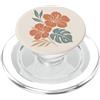 Hibiscus Watercolor Flower Aesthetic Ibisco Fiori Tropicali Botanico Monstera Floreale PopSockets PopGrip per MagSafe