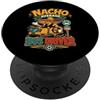Nacho Average Bus Driver Funny School Bu Nacho Medio Autista Autista Di Autobus Divertente Cinco De Mayo PopSockets PopGrip Adesivo