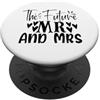 Fraxoweb Il futuro del matrimonio di Mr e Mrs Wedding Bride PopSockets PopGrip Adesivo