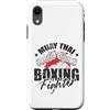 Muay Thai fight fight kick Thai boxing m Custodia per iPhone XR Muay Thai Boxing Fighter Guerriero del Ring