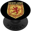 SCOTLAND COAT OF ARMS LION SCOT SCOTTISH Stemma leone scozzese con bandiera scozzese Indipendenza PopSockets PopGrip Adesivo