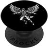 Steampunk Vintage Retro Future Designs Steampunk Uomo Volante Vintage Meccanico Ingranaggio Retro Orologio PopSockets PopGrip Adesivo