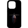 Paint Dripping Patriotic 4th of July US Custodia per iPhone 15 Pro Elicottero Pilota Aviazione Bandiera Americana USA Drip Graffiti