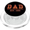 Dad Est. 1999 Basketball Father's Day Sp Pallacanestro Papà Dal 1999 Compleanno Padre Festa Vintage PopSockets PopGrip per MagSafe