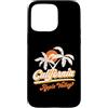 KAEDAM Gifts: California Cities Custodia per iPhone 15 Pro Max Souvenir retrò delle palme da sole di Apple Valley California, anni '70