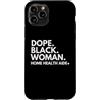 Dope Home Health Aide Career Culture Custodia per iPhone 11 Pro Donna nera stupefacente assistente sanitaria a domicilio African American Pride
