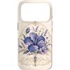 Hibiscus Watercolor Flower Aesthetic Custodia per iPhone 17 Pro Fioritura da giardino vintage botanica floreale di ibisco viola