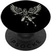 Steampunk Vintage Retro Future Designs Steampunk Uomo Volante Vintage Meccanico Ingranaggio Retro Orologio PopSockets PopGrip Adesivo
