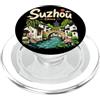 China Souvenir Gift Regalo disegnato a mano di punto di riferimento del souvenir di viaggio di Suzhou China PopSockets PopGrip per MagSafe