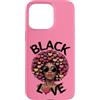 Storia nera Life Tee Co Custodia per iPhone 15 Pro Max Capelli afro neri della regina dell'amore