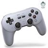 8Bitdo Pro 2 Bluetooth Controller for Switch, Hall Effect Joystick Update, Wireless Gaming Controller for Switch, PC, Android, and Steam Deck & Apple (Gray Edition)