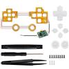 ZEZEFUFU Controller D-Pad Analogico Pulsante Pulsante LED Kit 6 Colori FAI DA TE Luci LED Kit Consiglio per PS5 Controller