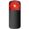 Bryton GARDIA R300D Ruota per bicicletta certificata StVZO con luce posteriore, modello tedesco, rilevamento 190 m, angolo di visualizzazione 220°, avvisi visivi e acustici, supporto USB-C, app