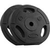 Rebel Electro Rebel Set di pesi bituminosi 2 x 10 kg disco con foro 31 mm con maniglie RBA-2123