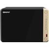 QNAP Server NAS QNAP TS-664 Tower Intel® Celeron® N5095 8 GB DDR4 0 TB QTS Nero, Bronzo [TS-664-8G]