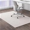 MOTTK Tappetino grande per sedia da ufficio per pavimenti in moquette e legno duro, 6 mm di spessore, tappetino antiscivolo per sedia da computer e da gioco, per sedie con rotelle, per pavimenti in legno
