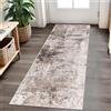 Cekene Tappeto Corridoio Moderno 80x200cm Beige Passatoia Corridoio Passatoia Cucina Antiscivolo Lavabile Astratto Tappeto Lungo per Ingresso Cucina Lavanderie