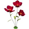 MotiveTech Fiori Giganti per Matrimoni, Fiori Enormi, Eleganti Ghirlande Floreali Decorative Multifunzionali per Allestimenti di Eventi, Accessori per Feste, Vino Rosso