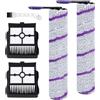 Gyxova Spazzole a Rullo e Filtro Ricambi Compatibili per X-Clean 10 | Spazzole per Narwal S20 Pro Aspirapolvere Accessori 2 Spazzole a Rullo 2 Filter HEPA 1 Spazzola Pulizia