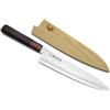 Yoshihiro Cutlery VG-10 46 Layers Hammered Damascus Gyuto coltello chef giapponese (ottagonale Shitan manico in palissandro), 8.25'' (210mm)